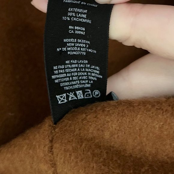 Theory Sileena Divide 2 Tall Wool/Cashmere Blend Open Front Jacket in Cooper - Picture 7 of 9